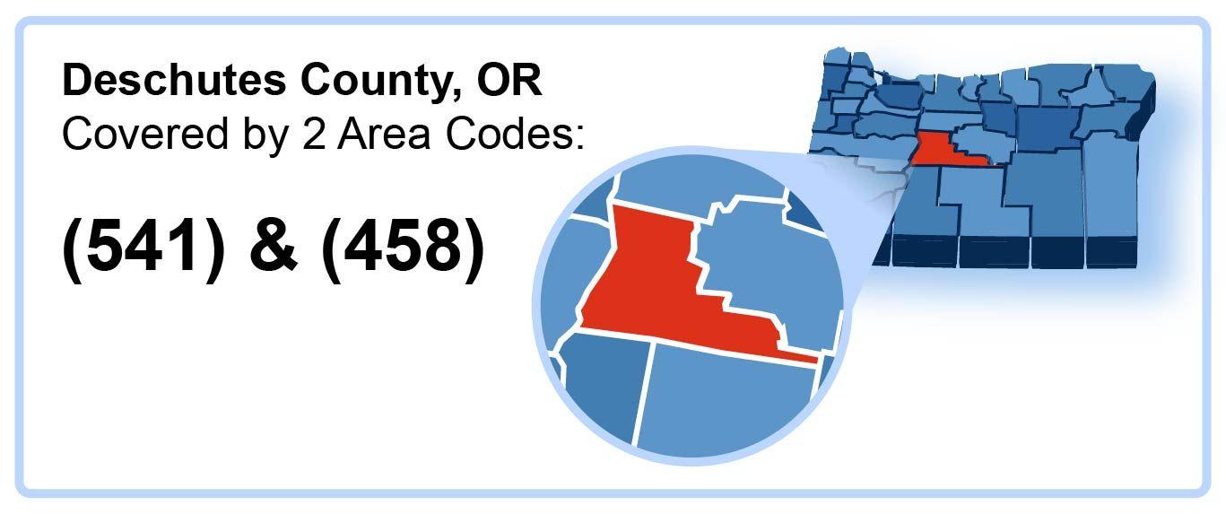 541_458_Area_Codes_in_Deschutes_County_Oregon