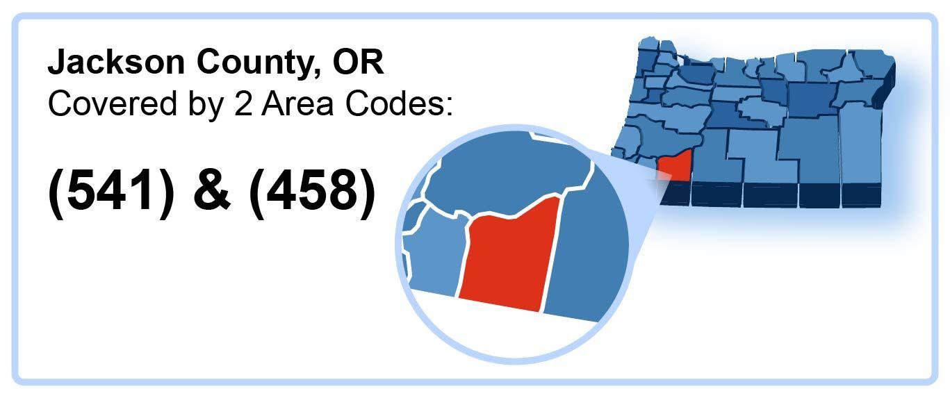 541_458_Area_Codes_in_Jackson_County_Oregon